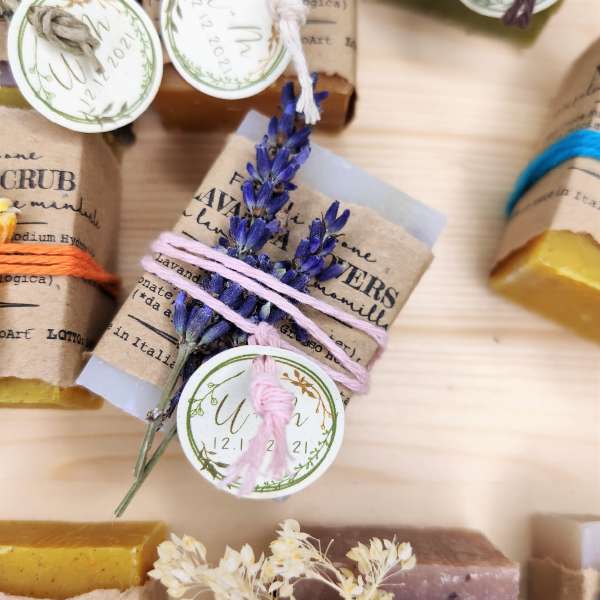 segnaposto sapone artigianale profumato ecofattoart